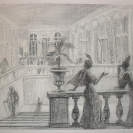 Эскиз, Чехов, "Попрыгунья"