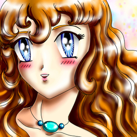 Девушка в стиле аниме