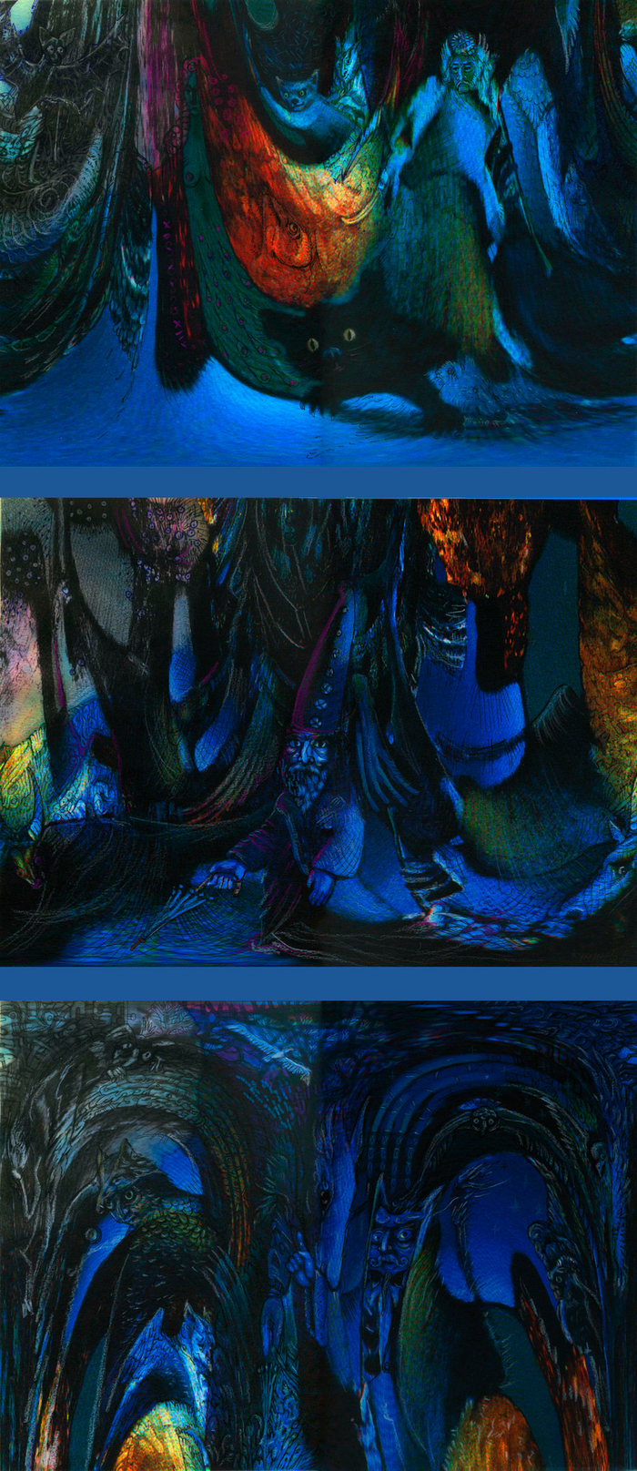 Сны. коты, звездочёт, филин. (фентези)