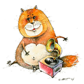 &quot;Меломан&quot; , открытка