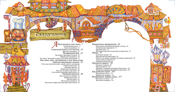 Содержание к ниге " Азбука вежливости"