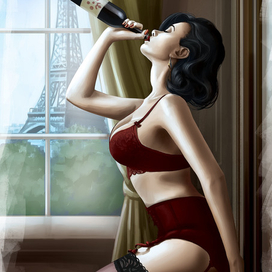 Арт для алкогольной фирмы