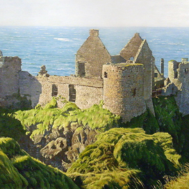 The old castle in Ireland.  (свидетель суровых времён)