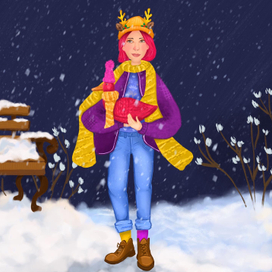 Девушка с гусём / Girl with goose