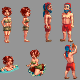 Разработка персонажей