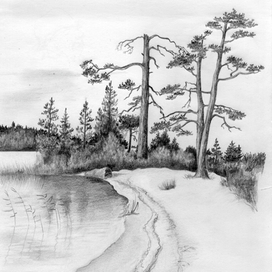 На карельском острове. 2000 г.