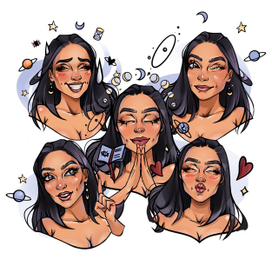 Разработка стикерпака для астролога