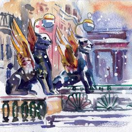 Зима в Петербурге