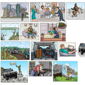 Иллюстрации к дудл видео