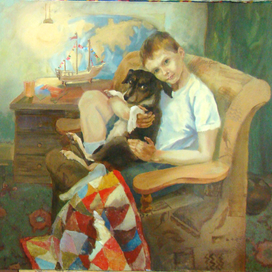 портрет сына