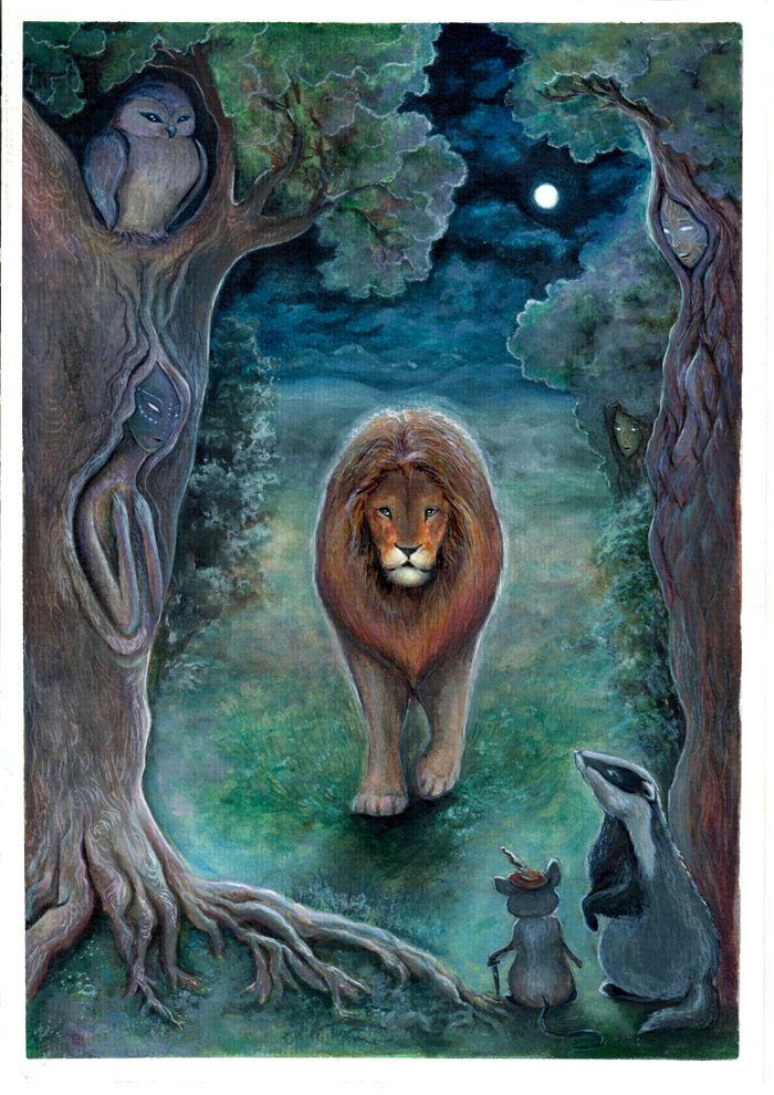 Иллюстрация к одной из книг Клайв Льюиса "Хроники Нарнии"
