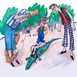 Мой любимый крокодил