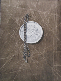 Обманка с гипсовым рельефом