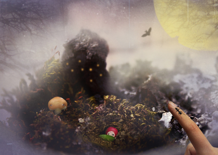 иллюстрация к сказкам Анны Никольской „Сиреневый лес“