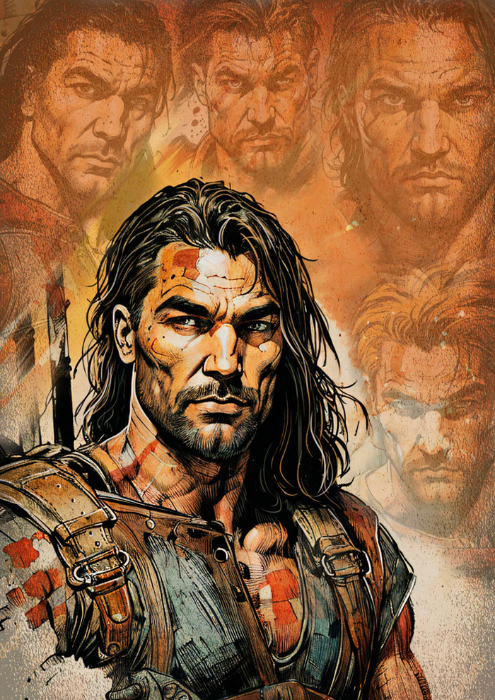 Проба новой техники-разработка персонажа