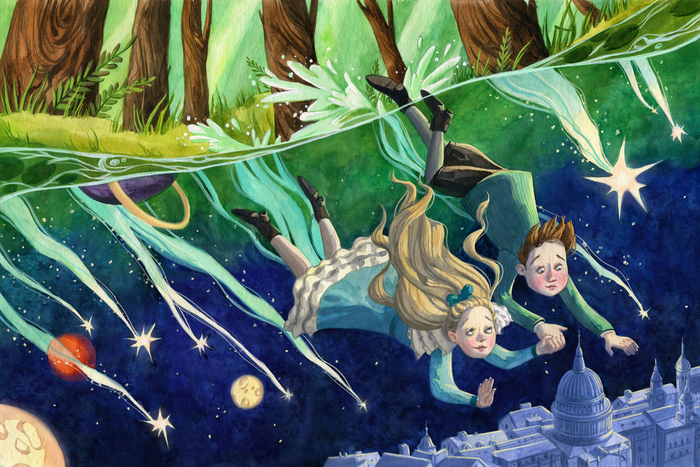 Иллюстрация к книге "Хроники Нарнии. Племянник чародея"