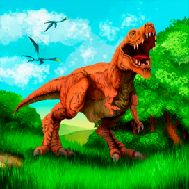 Динозавр 3d
