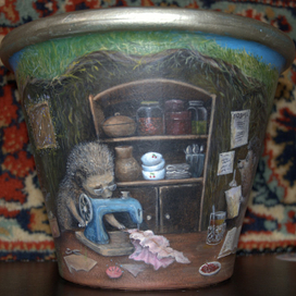 Сказка на цветочном горшке