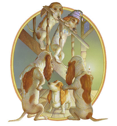 Вella Basset Ballerina иллюстрация 