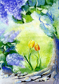 Два тюльпана