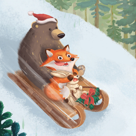 Новогодняя открытка