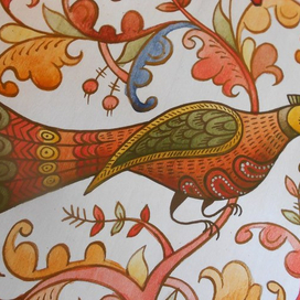 Птица на дереве