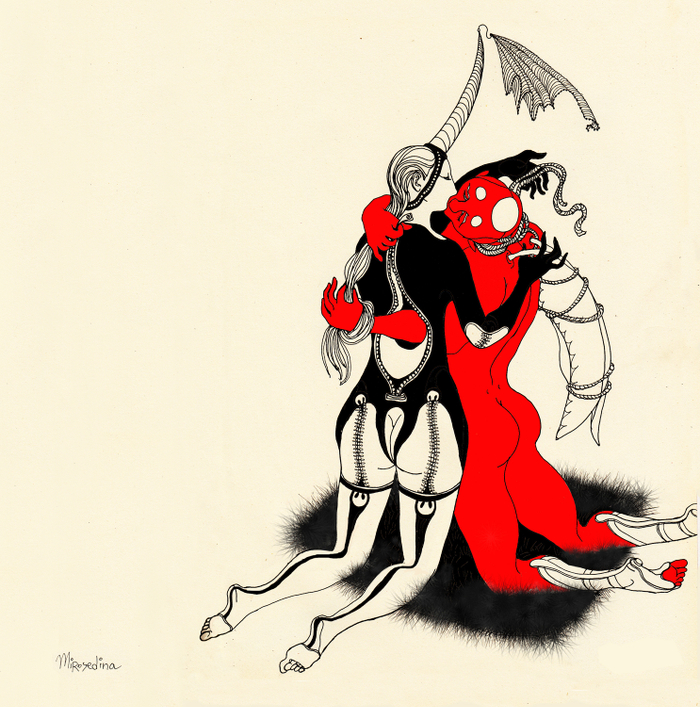 поцелуй ангела и единорога*)