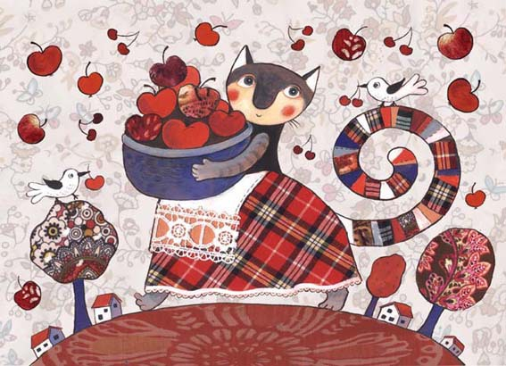 Осень. Яблоки.