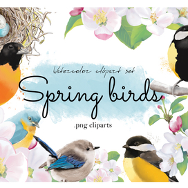 Иллюстрации с весенним настроением