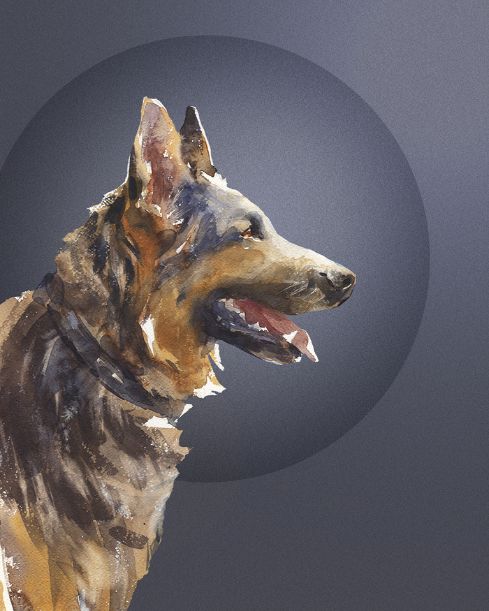 Апрель | иллюстрация для календаря 2022 | акварель