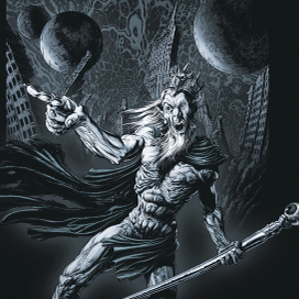 Одноглазый король - монохромная версия