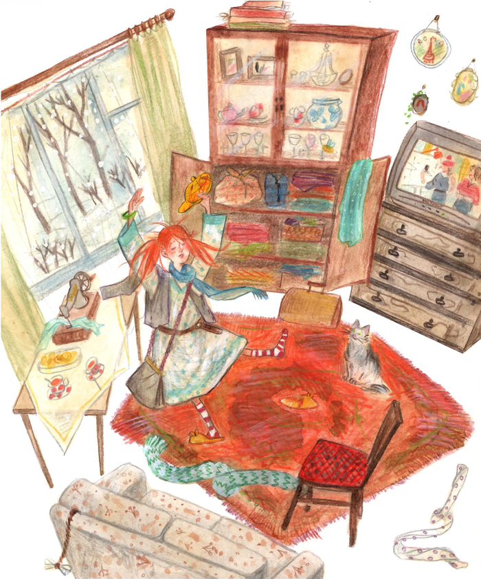 Дома у бабушки