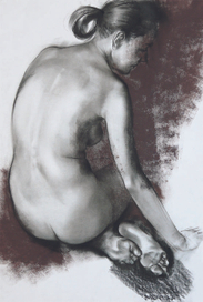 обнаженная со спины