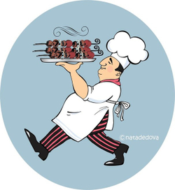 Персонаж для ресторана кавказской кухни