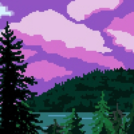 pink clouds