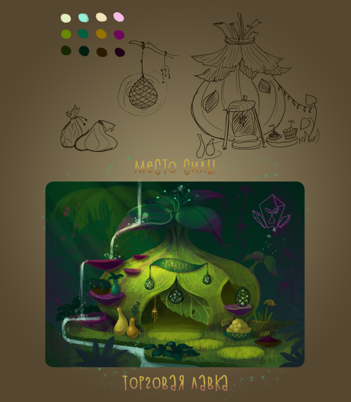 Настольная игра. Карта локации