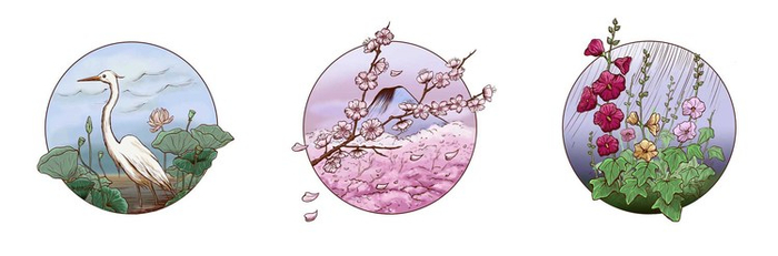 весна к серии 12 хокку