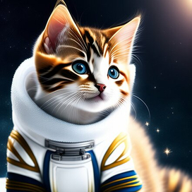 Котик космонавт
