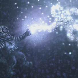 Персонаж - Аквалангист из анимационной работы "Бездна"