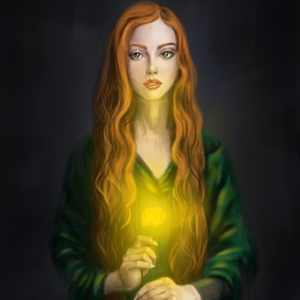 Светящийся цветок