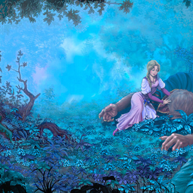 К сказке..-Аленький цветочек..