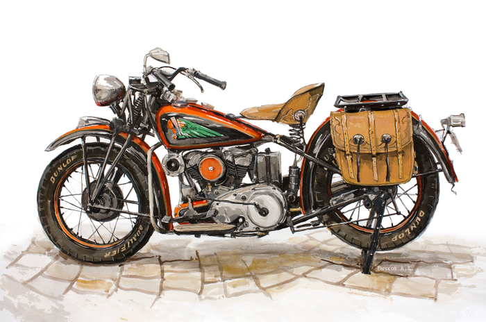 Мотоцикл Indian 741