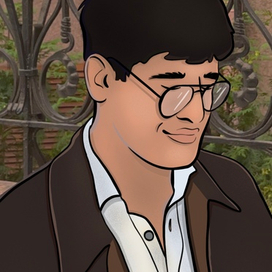 портрет скетч