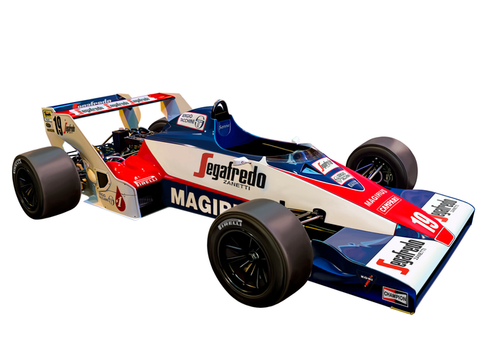Toleman TG183B de Ayrton Senna 1984