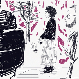 На выставке