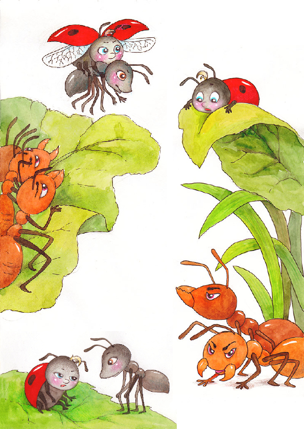 Разноцветные приключения. Муравьи.