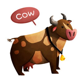 Животные: корова