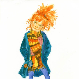 Иллюстрация к книжке Силены Андерс "Мороженое времени"