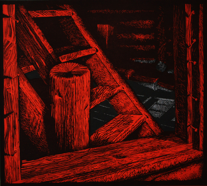 Триптих "Прорыв". Лист 1 "Закат"