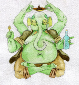 Зеленый Слоник